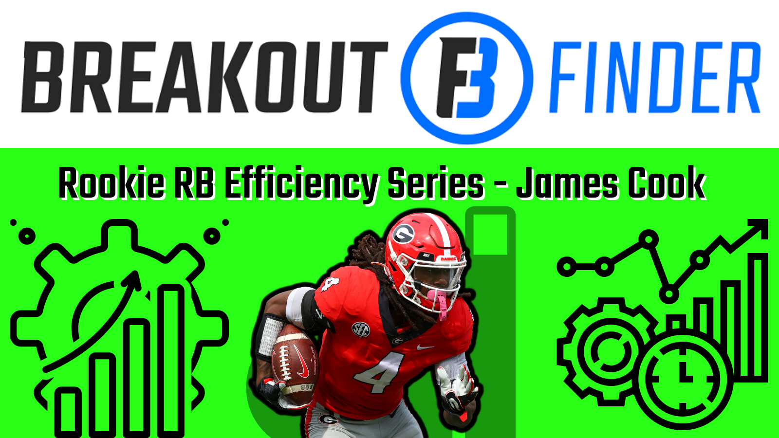 2022 Rookie Running Back Efficiency Series - James Cook