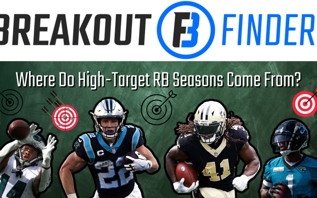 Where Do High-Target Running Back Seasons Come From?
