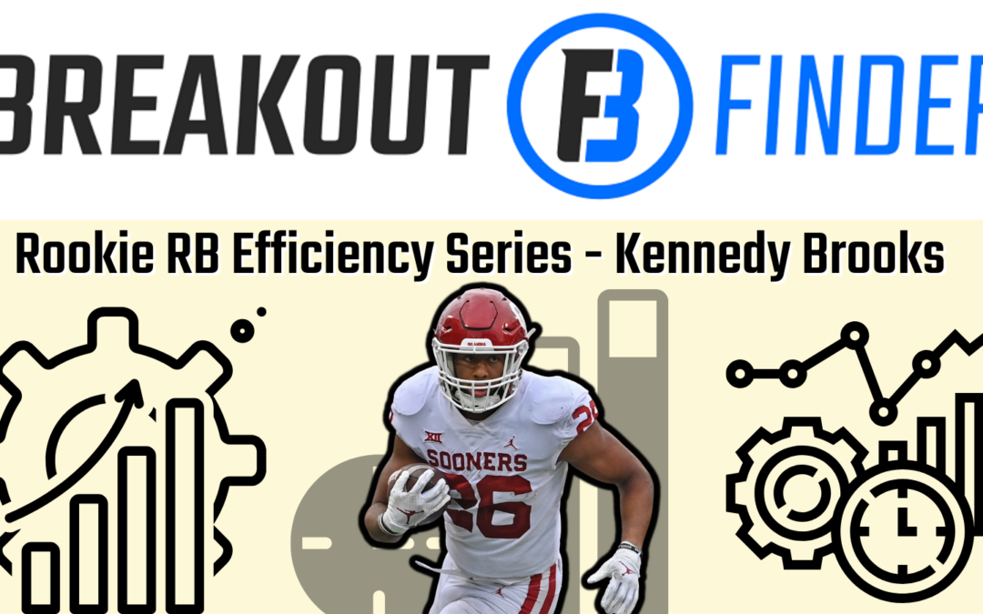 2022 Rookie Running Back Efficiency: Kennedy Brooks