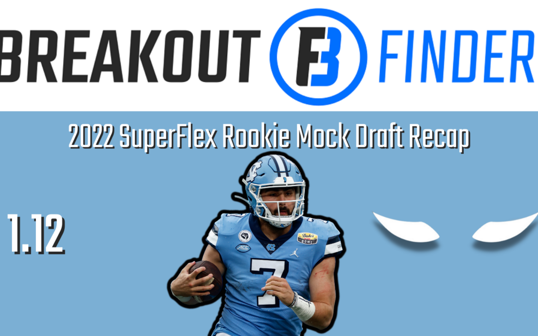 RotoUnderworld 2022 Rookie Mock Draft Recap #2 – Superflex